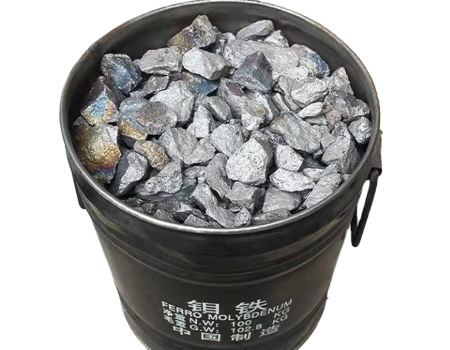 Alliage ferro de molybdène de bloc argenté en métal avec 60% Min Purity