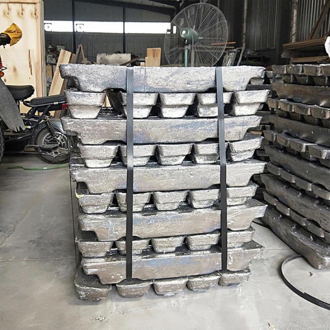 Alliage argenté lumineux 99,98% 25kg en métal de magnésium de lingot de magnésium