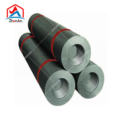 UHP 300/450/600 mm Puissance régulière Eaf soudage par arc de carbone fourneau de bloc électrode de tige de plaque d'acier de graphite