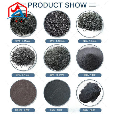 Certifié ISO 90% 88% Pureté faible impureté Grain de carbure de silicium pour la coulée de précision