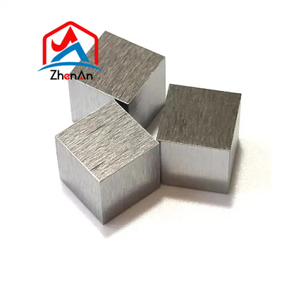 Cube de tungstène pur à haute densité petit volume