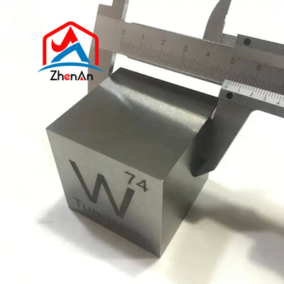 Cube de tungstène pur à haute densité petit volume