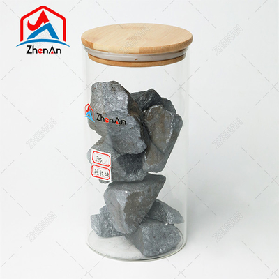 Acier gris argenté Ferrosilicium 65 75 alliage de silicium de fer