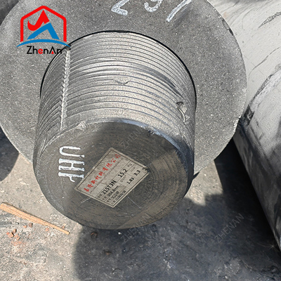Dia 75mm-700mm L1800-2700mm UHP HP RP Electrode de graphite électrode au graphite avec 4tpi 4tpil