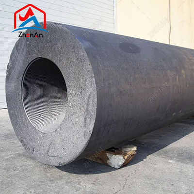 Dia 75mm-700mm L1800-2700mm UHP HP RP Electrode de graphite électrode au graphite avec 4tpi 4tpil