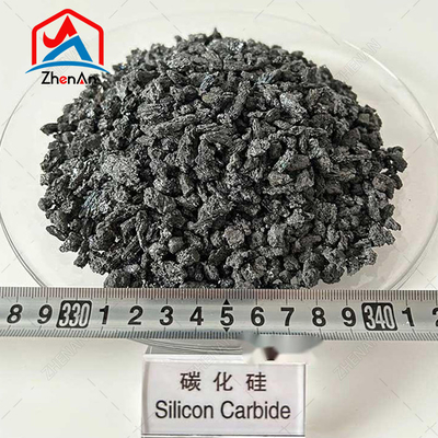 Carbure de silicium noir de qualité 98% SiC 0-5 mm1-10 mm pour le réfractaire métallurgique