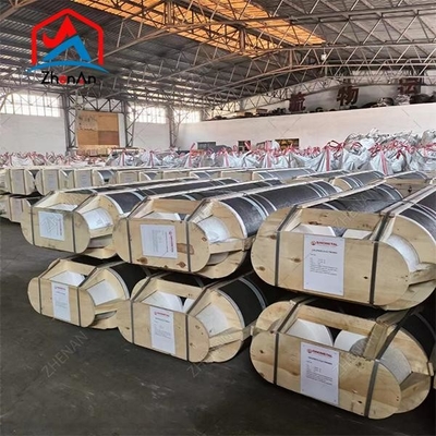 Produits de graphite électrode carbone UHP/HP/RP Dia électrode de graphite de 350 mm avec tétons pour Lf ou Eaf