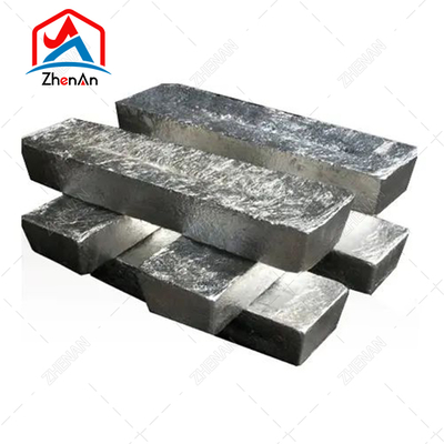 Ingot de magnésium de haute pureté gris argenté pour la production d'alliages métalliques
