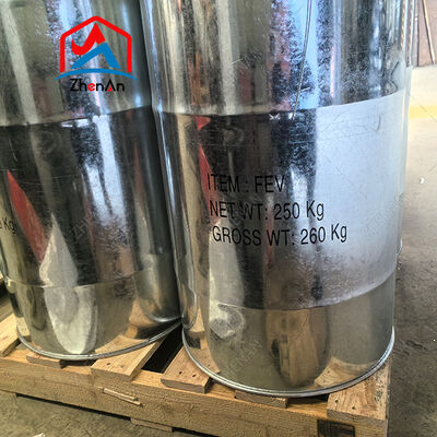 Briquette de vanadium Fe 60 Grade Gris foncé Utilisé dans la fabrication de composants en acier pour rails et de machines lourdes