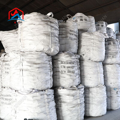 Métal de silicium de haute pureté à taille de particules contrôlée et à consistance de lot pour la sidérurgie et l'électronique