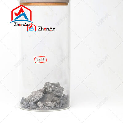 Ferrosilicium industriel 75 (FeSi 75) alliage à 75% de silicium destiné à la désoxydation dans l'acier, taille 10 ̊220 mm