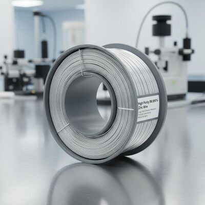 Fil de zinc de haute pureté 99,995 % pour une protection anticorrosion à long terme avec un diamètre de précision pour la projection de métallisation