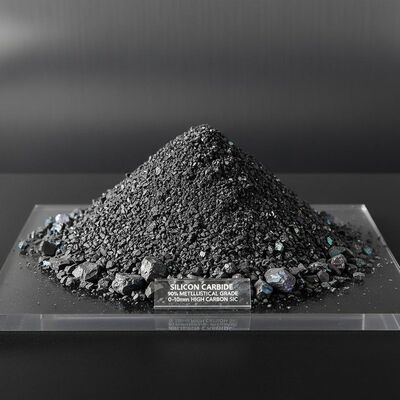 90% SiC Content Metallurgical Grade Silicon Carbide 0-10mm Particle Size for Exothermic Deoxidizer in Casting and Smelting