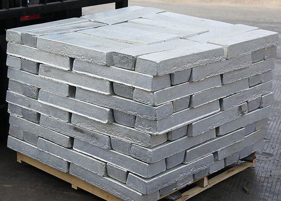 990,5% de lingot de magnésium métallique de 1 tonne ont une excellente résistance, un poids léger et une résistance à la corrosion